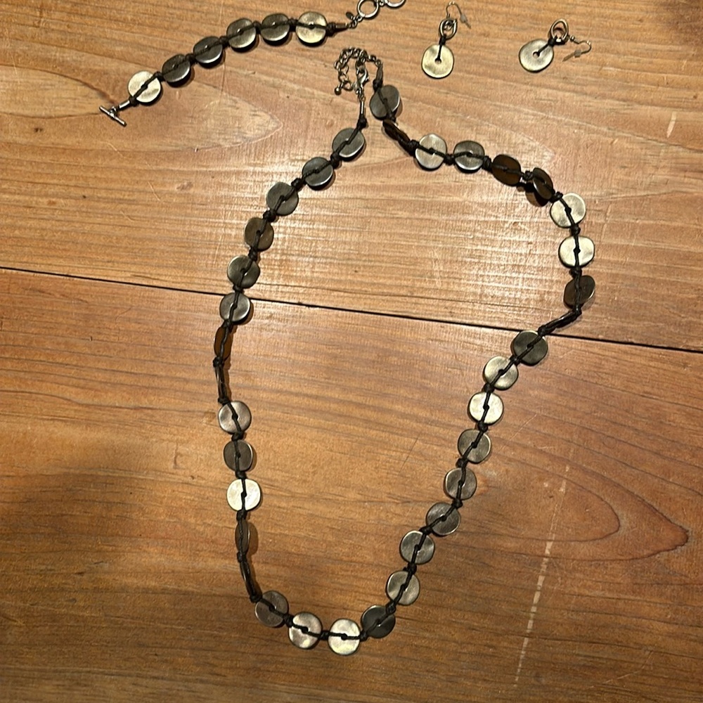 Lia Sophia necklace, braclet, and earring set